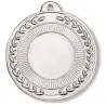 MEDALLA 4020 de 5 cm de diámetro de Oro, Plata o Bronce con trasera con rectangulo