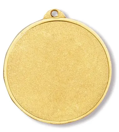 MEDALLA 4023 de 5 cm de diámetro de Oro, Plata o Bronce con trasera lisa