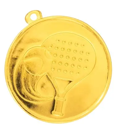 MEDALLA PADEL ORO de 5 cm de Diámetro