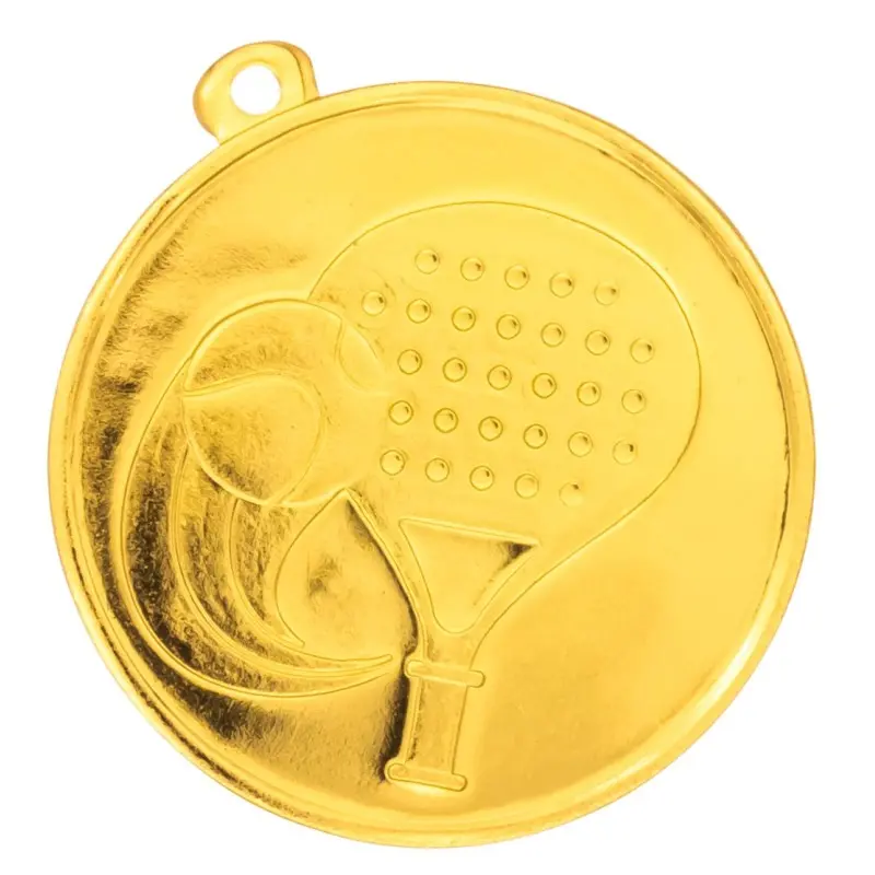 MEDALLA PADEL ORO de 5 cm de Diámetro