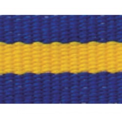 Cinta para Medalla de Asturias (Azul, Amarillo y Azul) de 2,2cm de ancho y 80 cm de...