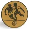DISCO de 2,5 cm de Diámetro de FUTBOL para medallas o Trofeos
