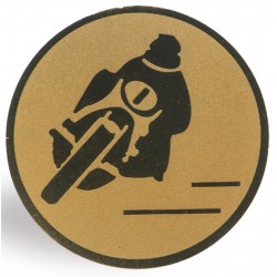 DISCO de 5 cm de Diámetro de MOTOCICLISMO para medallas o Trofeos