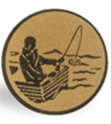DISCO de 5 cm de Diámetro de PESCA para medallas o Trofeos