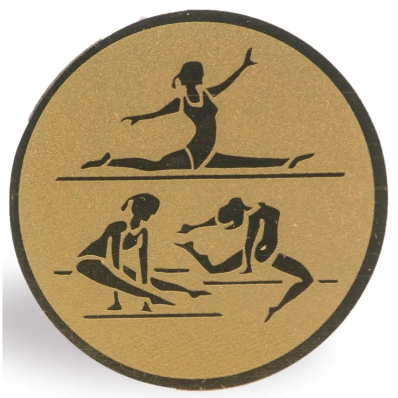 DISCO de 5 cm de Diámetro de GIMNASIA RITMICA para medallas o Trofeos