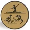 DISCO de 5 cm de Diámetro de GIMNASIA RITMICA para medallas o Trofeos