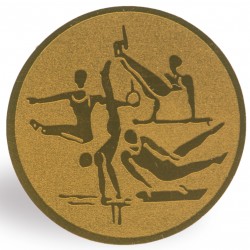 DISCO de 2,5 cm de Diámetro de GIMASIA APARATOS para medallas o Trofeos
