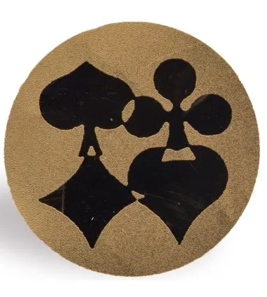 DISCO de 5 cm de Diámetro de POKER para medallas o Trofeos
