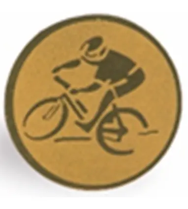 DISCO de 2,5 cm de Diámetro de MOUNTAIN BIKE para medallas o Trofeos