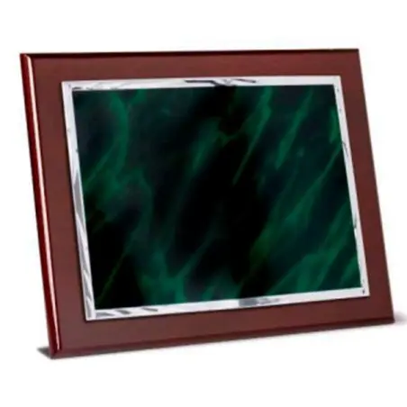 Placa Aluminio marmolizado verde en varias medidas