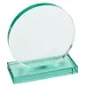 Trofeo Metopa de Cristal redondo en caja Regalo