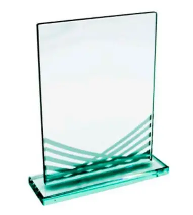 Trofeo Metopa de Cristal Rectangular