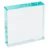 Trofeo Metopa de Cristal Cuadrado de 7,5 x 7,5 x 1,8 cm