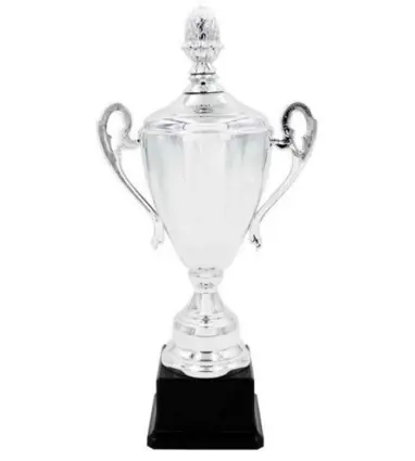 Trofeo Clásico de metal con Asas y tapa en varias medidas