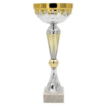 Trofeo Económico Color Plateado y Dorado